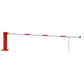 Manual barrier | with pneumatic spring | and hinged pole support | clear width: 7000 mm | for padlock